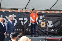 写真:とかちマルシェ オープニングセレモニーの様子